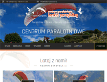 Tablet Screenshot of beskid-paralotnie.pl